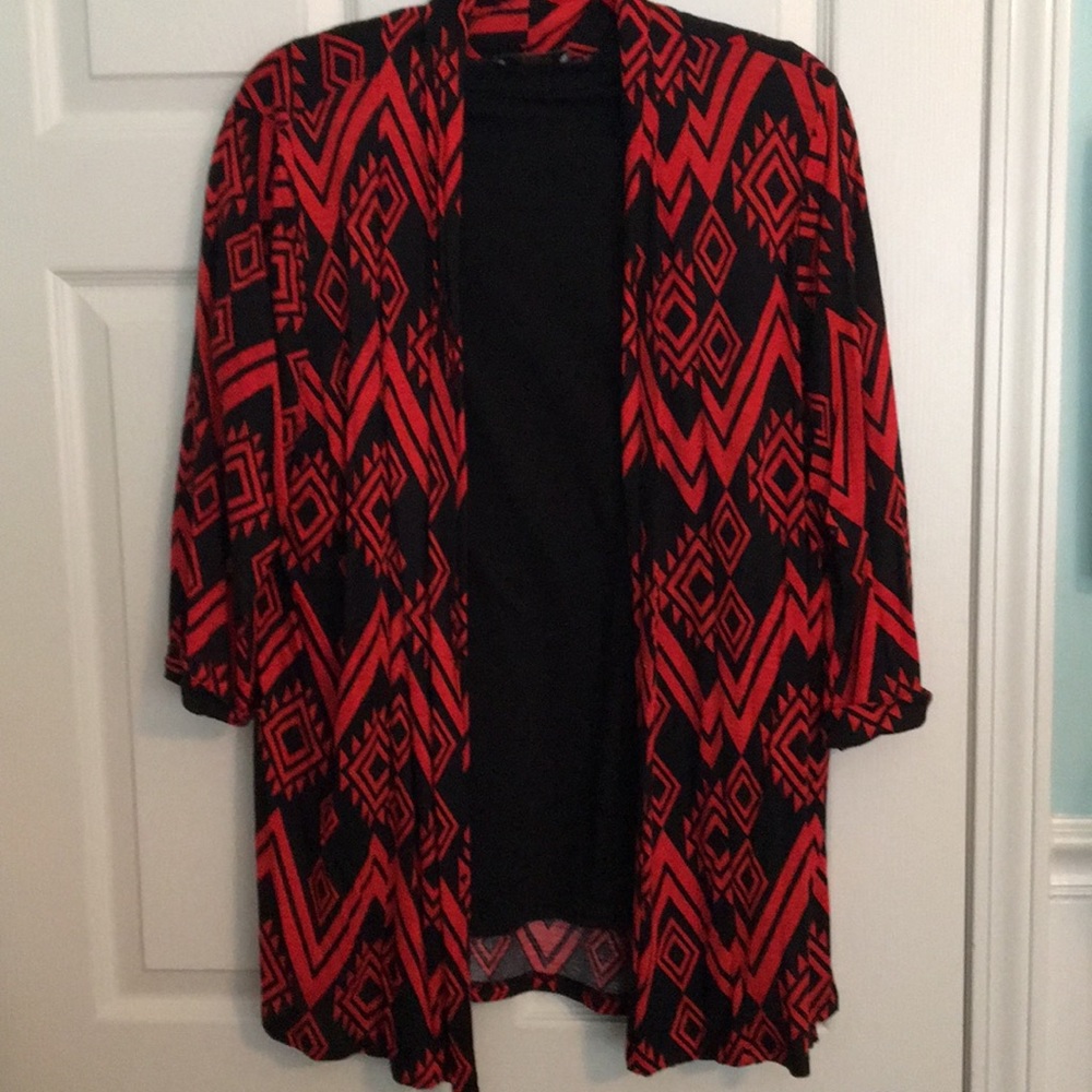 Deja Vu size large knit jacket